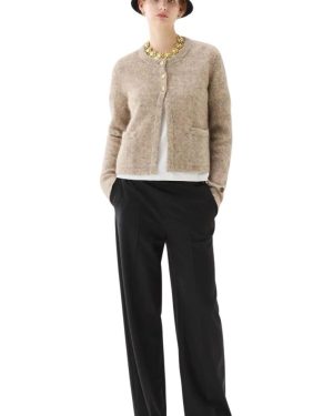 Sienna Rib Cardigan Mele Melange