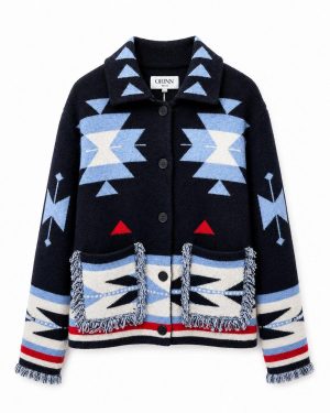 Inka Jacket Navy Short One Size