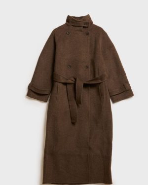Carmella Wool Coat Espresso