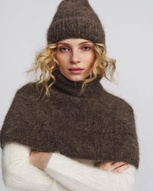 Silje Chunky Hat Bright Brown One Size