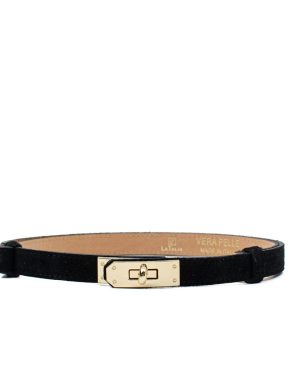 Belt With Turn Lock Black