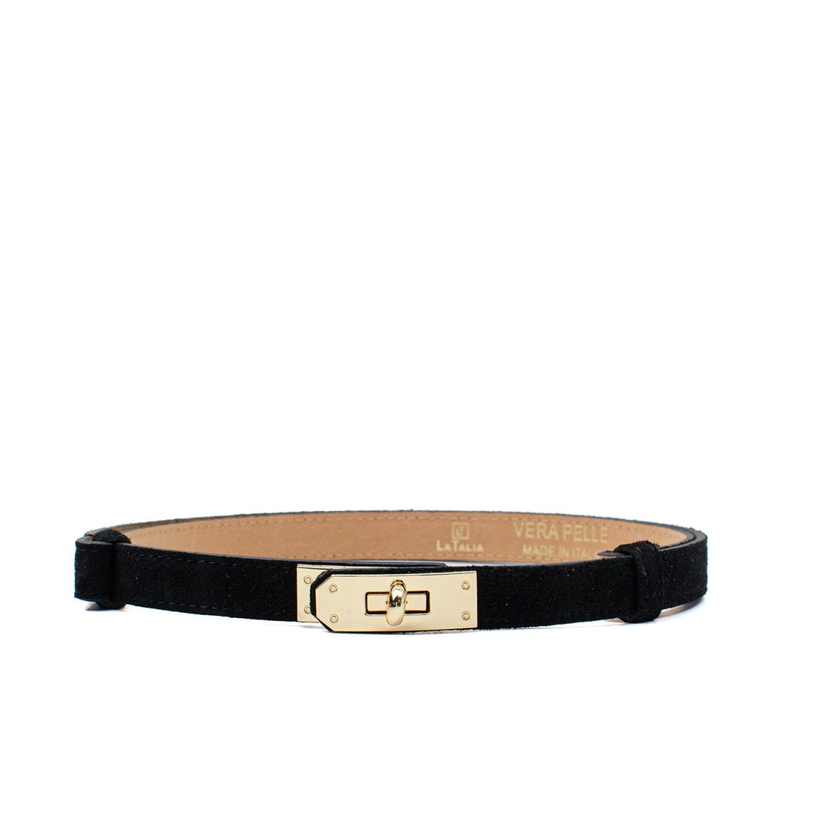 Belt With Turn Lock Black