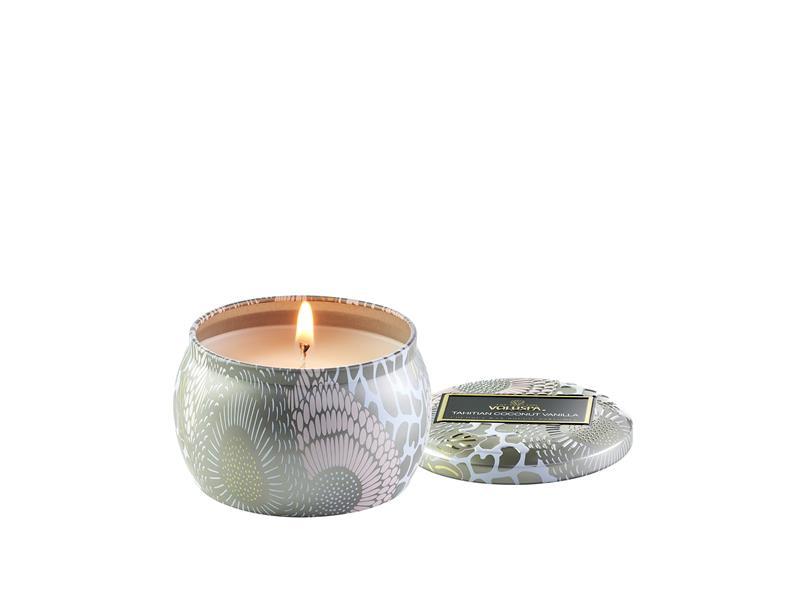 Mini tin Candle 25 timer Tahitian Coconut Vanilla