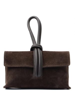 Barletta Dark Brown Suede
