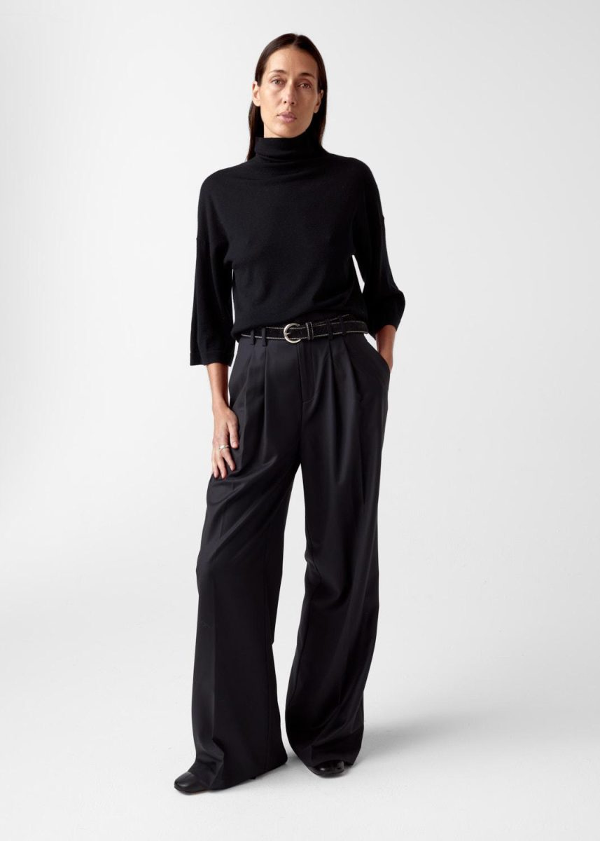 Tia Merino Knit Black