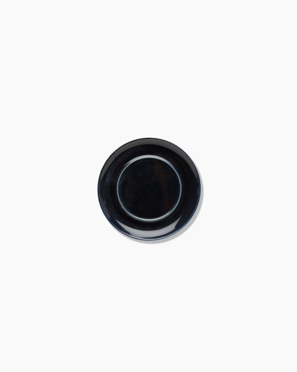 Saucer for coffee cup dark blue Terres de rêves