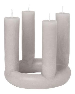 Lucille Skulptur Lys Rainy Day Gray
