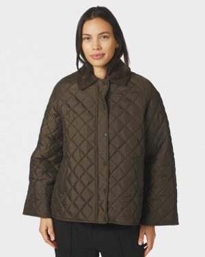 Iva quilt Jacket Khaki