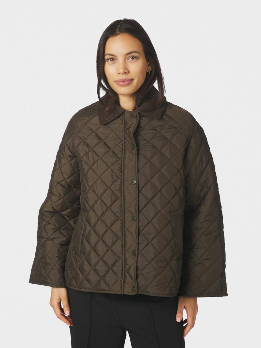 Iva quilt Jacket Khaki