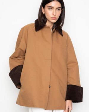 Heather Jacket Dark Camel