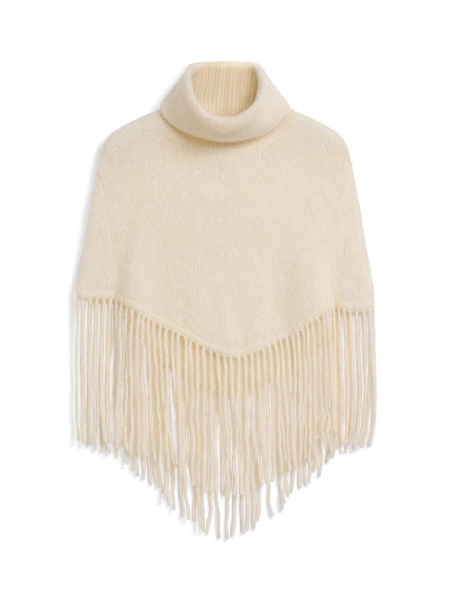 Nikola Chunky Poncho Bright White