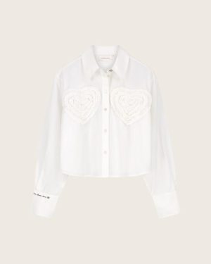 Haidy Blouse Crispy White