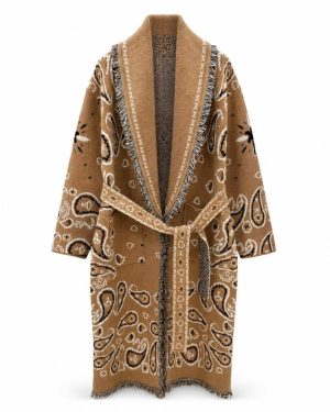 FPWL - Maxi Paisley Jacket Caramel