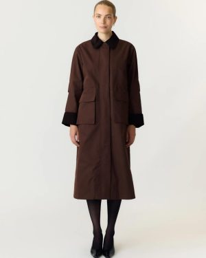 Yasanca LS Parka Coat Coffee Bean