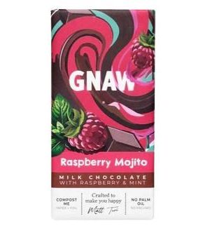 GNAW Milk Raspberry Mojito 80g
