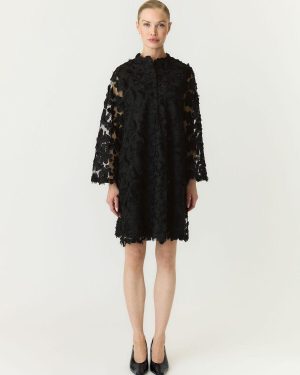 Yaskarly 7/8 Short Dress Black