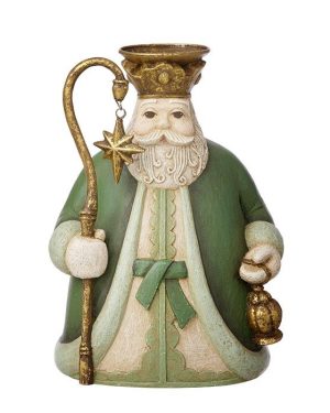 Santa Ivy Candle Holder