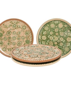 Asliva Green Plate Large ø31cm