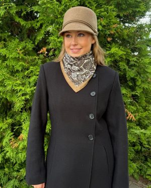 Iben Hatt Med Brem Varm Taupe