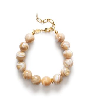 Jetset Gems Bracelet - Cream