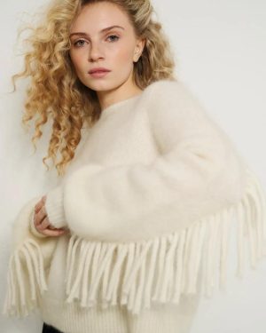 Isabel Chunky Sweater Bright White