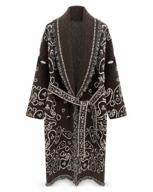 FPWL Maxi Paisley Jacket Brown