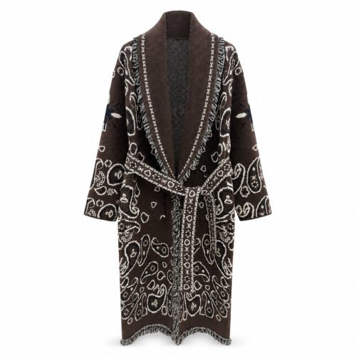 FPWL Maxi Paisley Jacket Brown