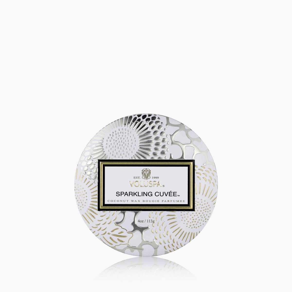 Mini Tin Candle 25t Sparkling Cuvee
