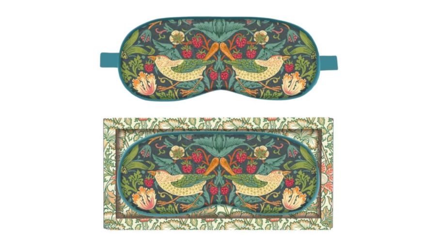 Velvet Eye Mask with Dried Lavender Flowers