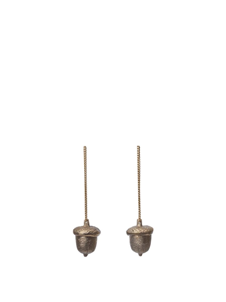 Acorn Ornaments - Set of 2 - Brass