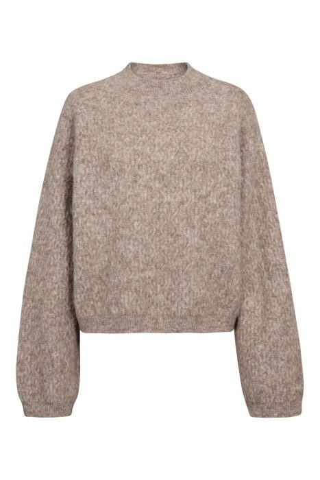 Olivia lurex knit pullover