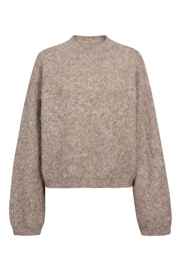 Olivia lurex knit pullover
