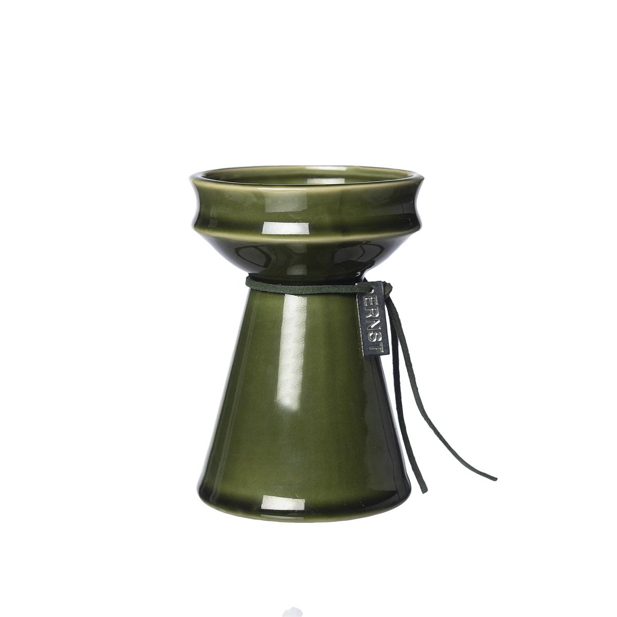 Vase D8,5 H12 Darkgreen