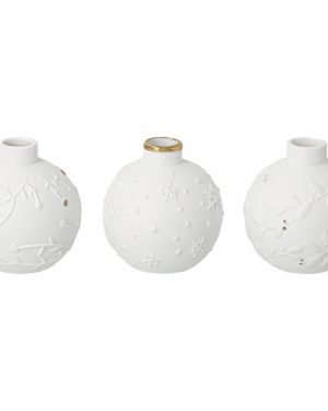 Winter Bauble Vase Set