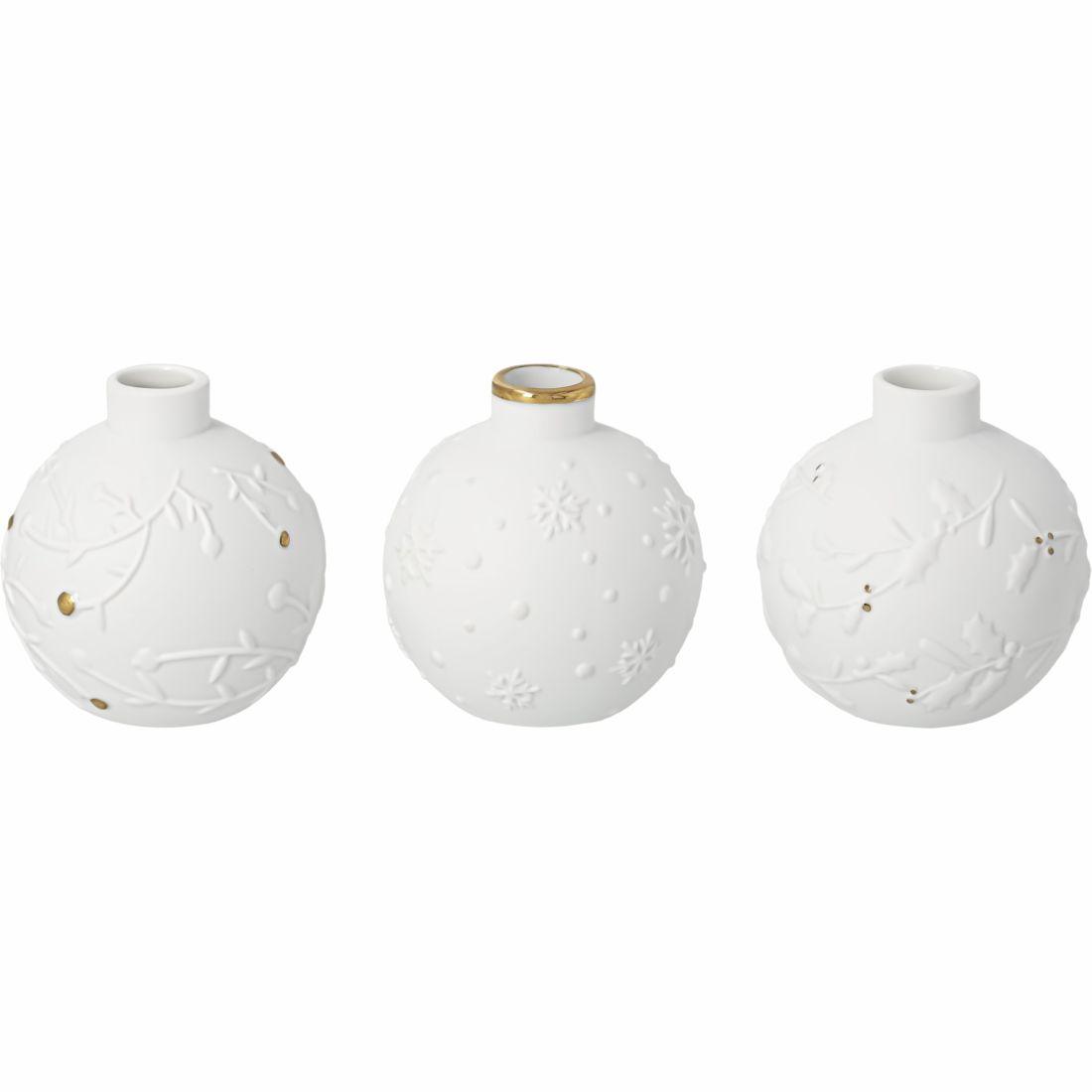 Winter Bauble Vase Set