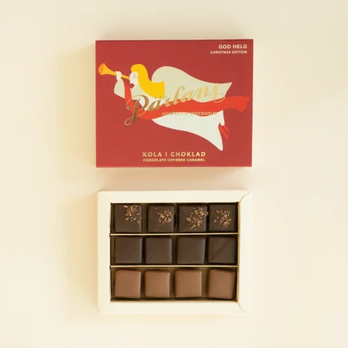 Chocolate Covered Caramel WINTER EDITION 12 Pieces