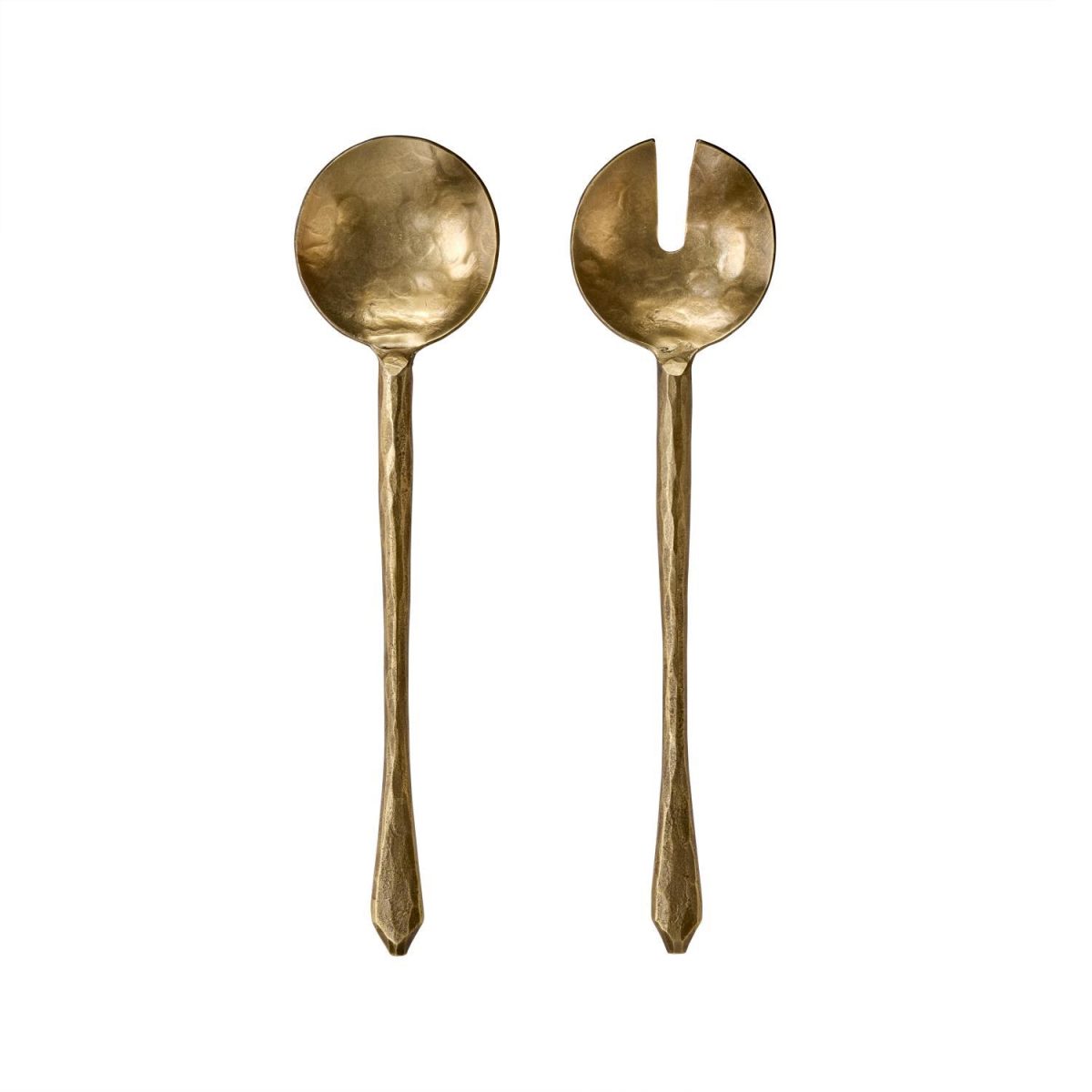 Stainless Steel Salad Set Brass