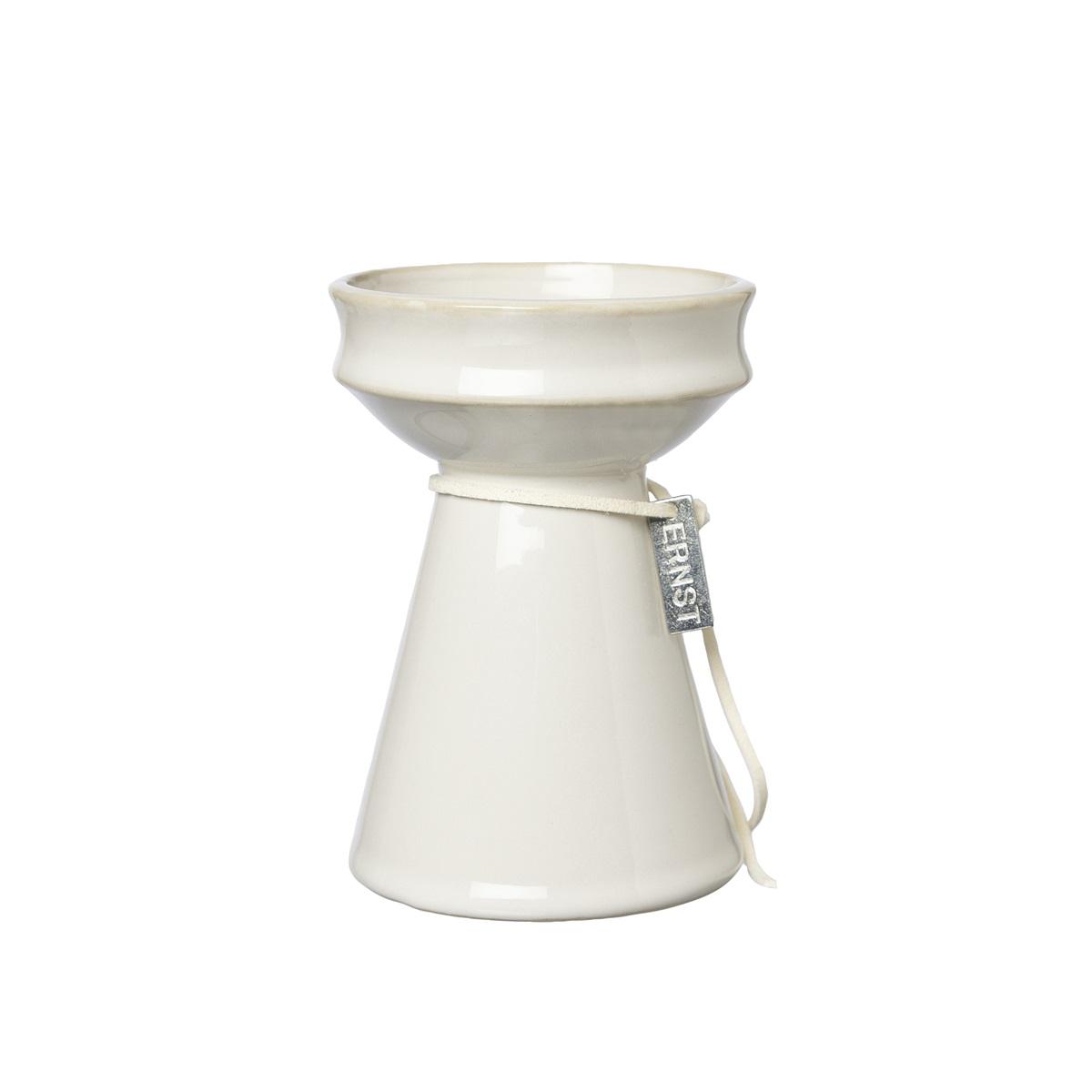 Vase d8,5 h12 naturalwhite