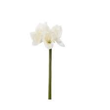 Kunstig hvit amaryllis, 60 cm